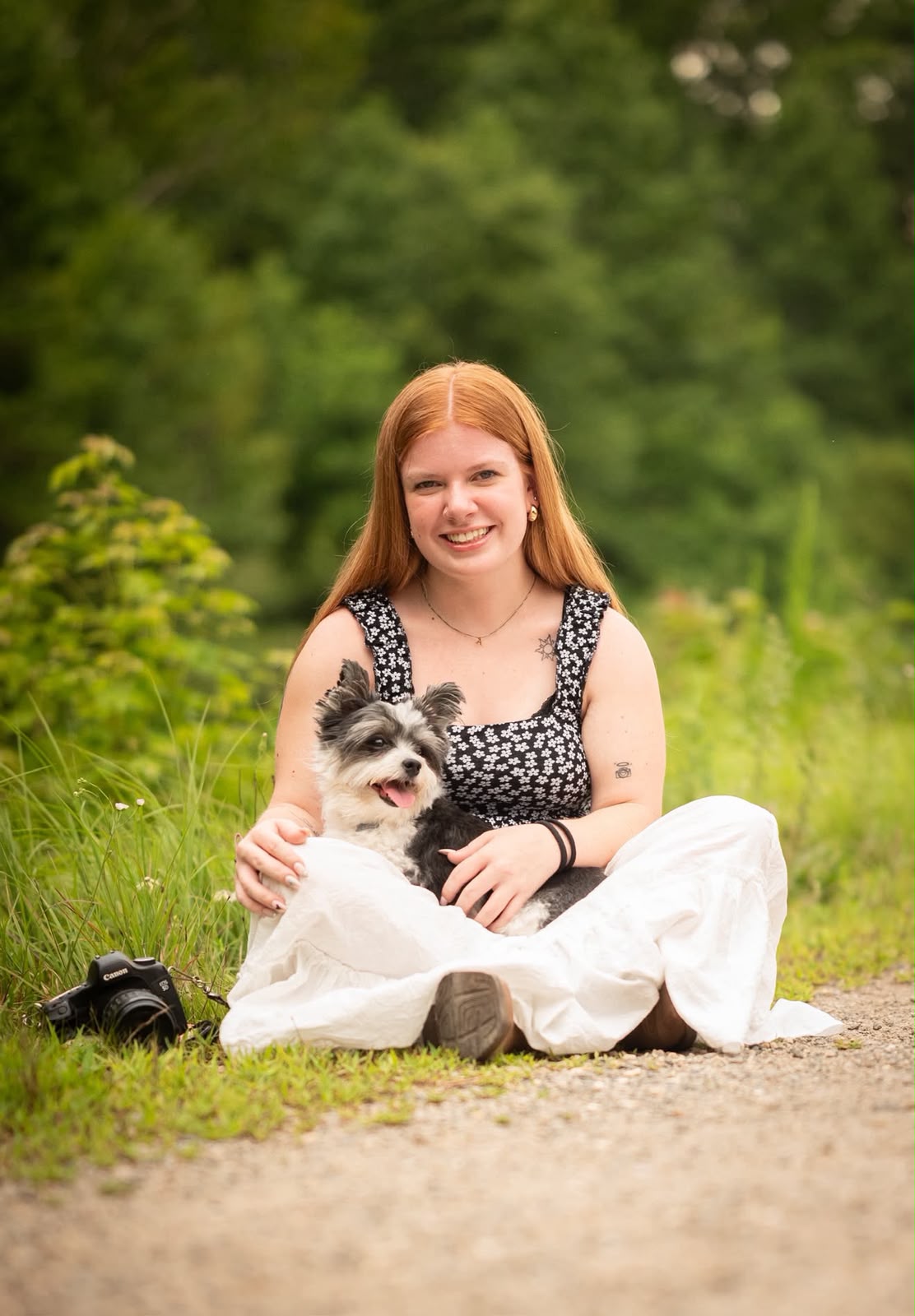 Emma and her dog